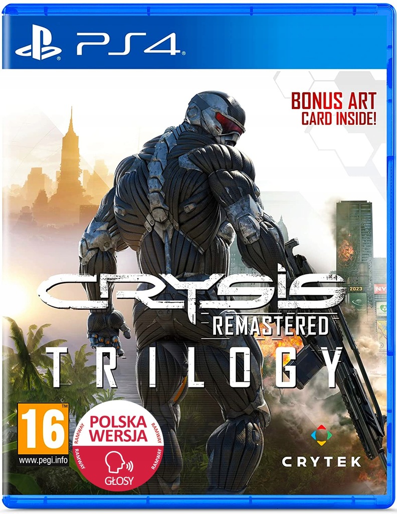 Crysis Remastered Trilogy PS4 PL Dubbing PS5 3 Gry