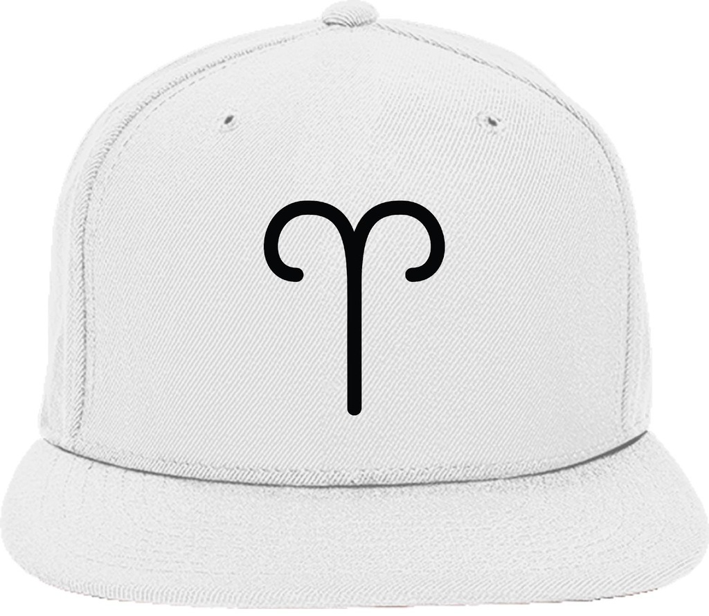 Czapka snapback biała ZNAK ZODIAKU BARAN