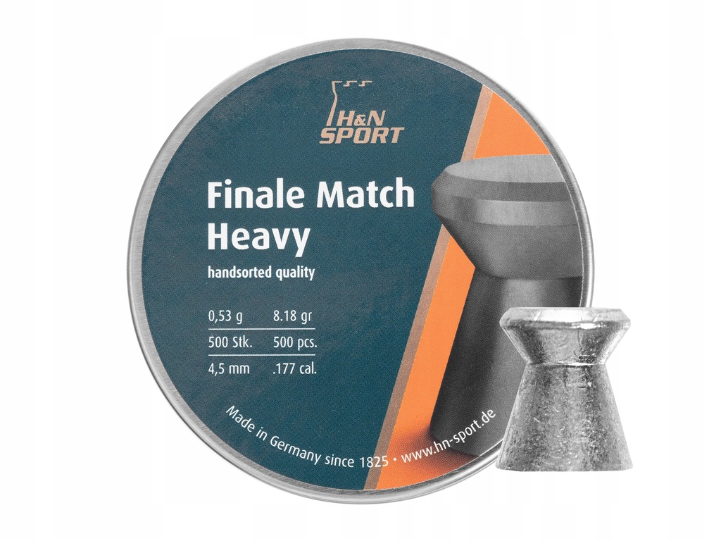 Śrut diabolo H&N Finale Match Heavy 4,5mm 500