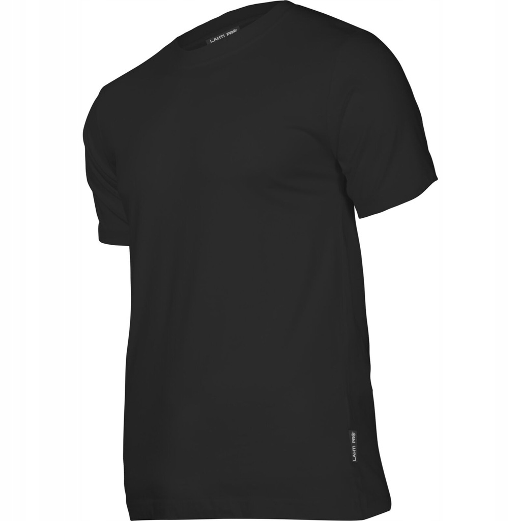 KOSZULKA T-SHIRT 180G/M2, CZARNA, "2XL", CE, LAHTI