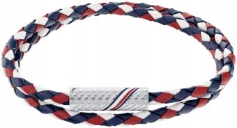 Bransoletka męska TOMMY HILFIGER SKÓRA STAL 2790472