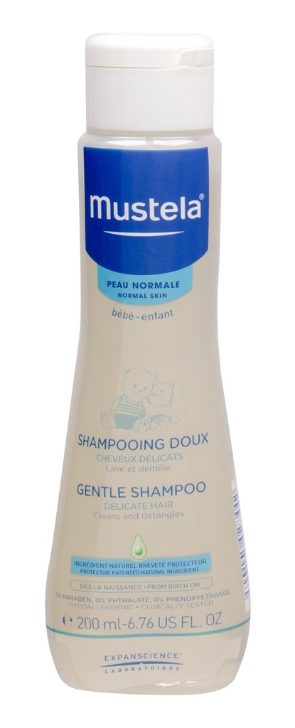 Mustela Bébé Gentle Shampoo Szampon do włosów 200m