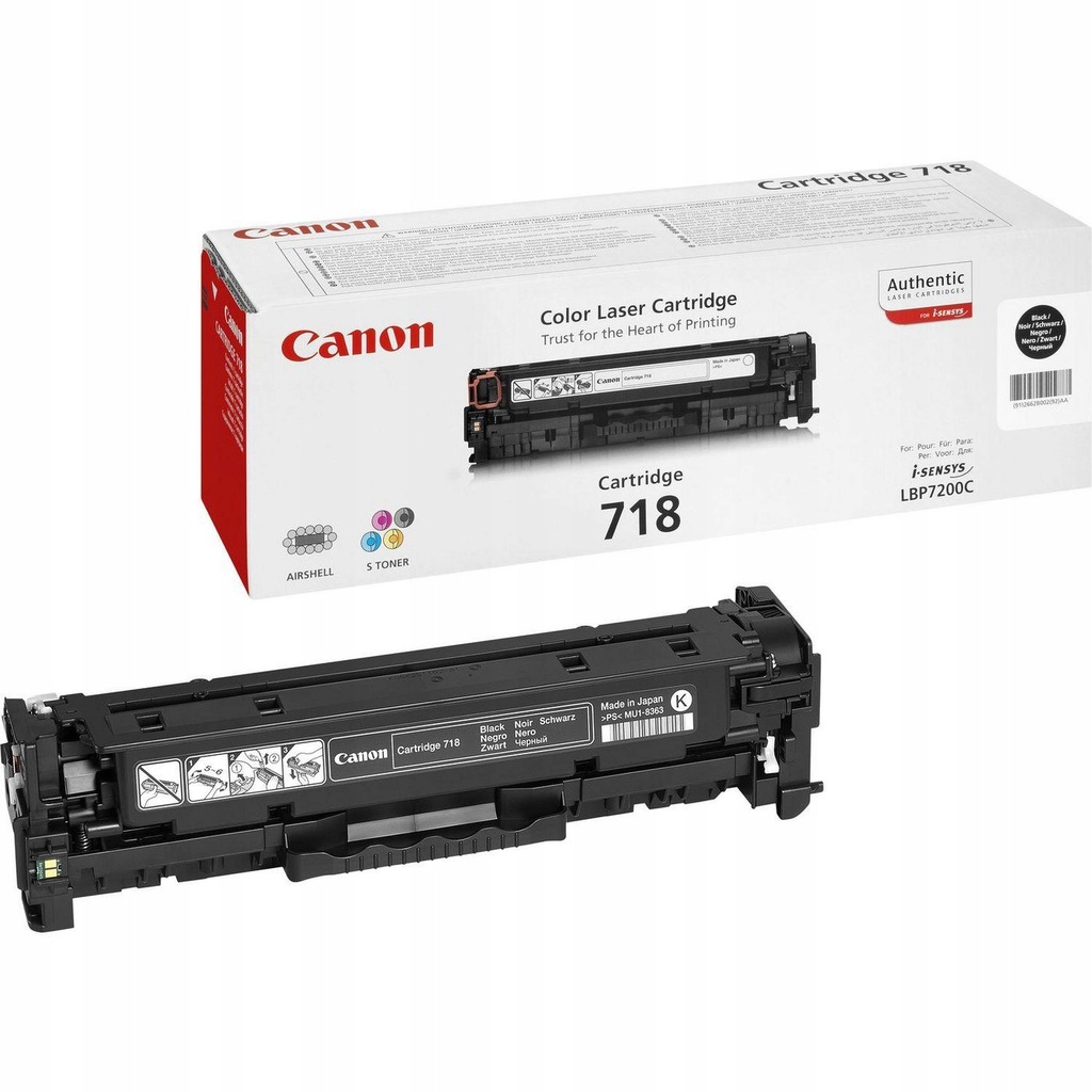 Canon Toner Black Cartridge