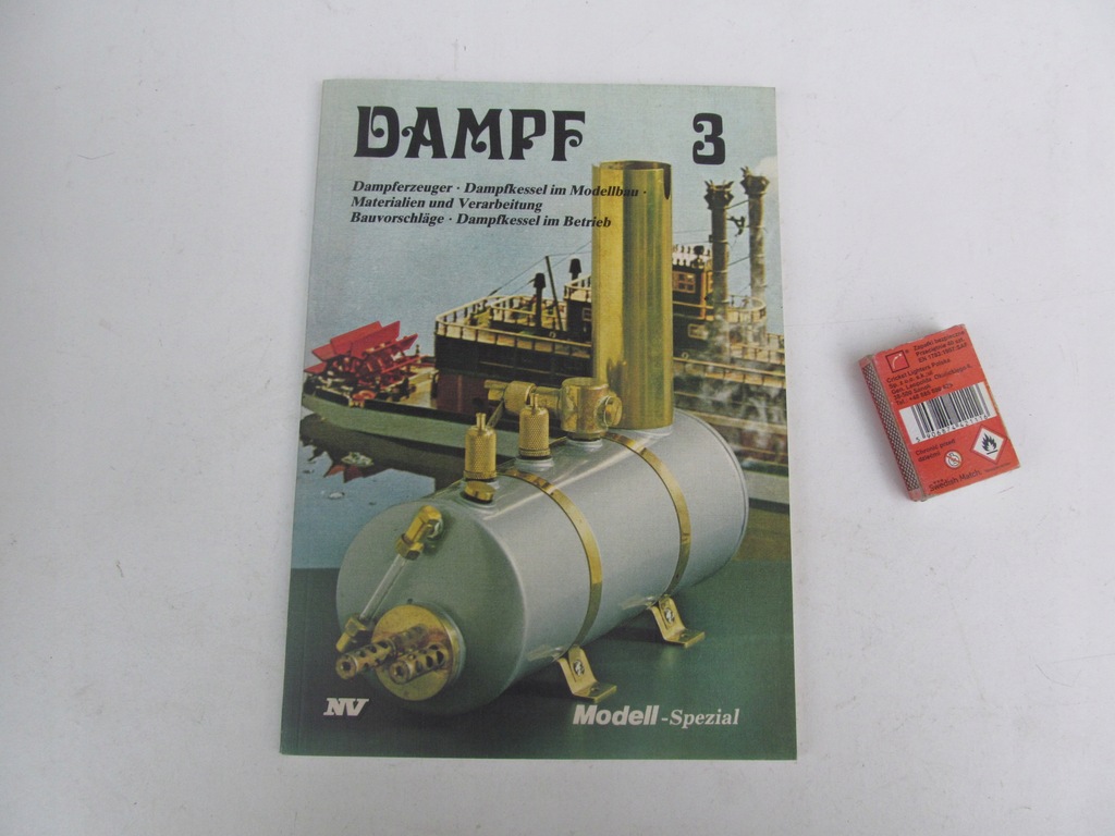 Dampf 3 (Para)-modele parowe/ kotły modele. Czasopismo 1983 r., modelarstwo