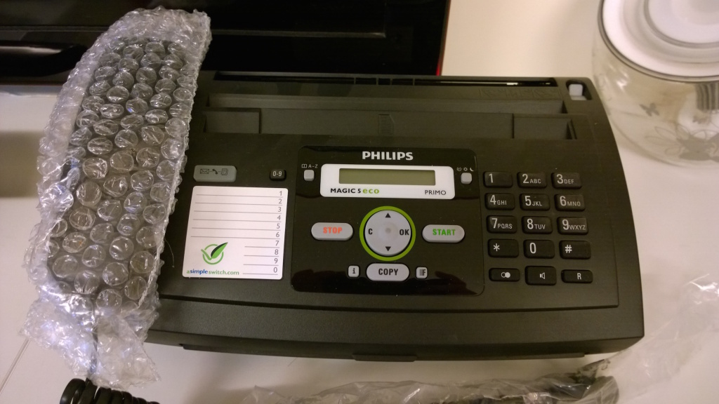 NOWY TELEFON Z FAXEM PHILIPS + TONERY