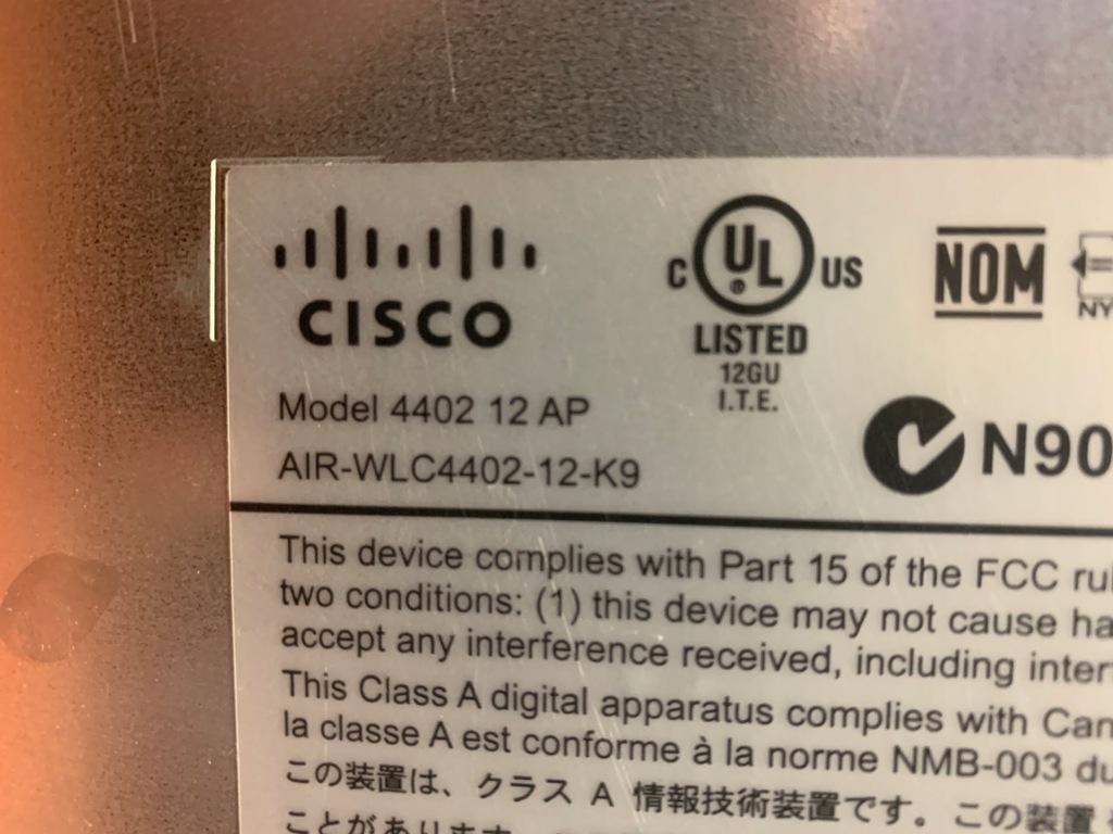 Купить ГИГАБИТНЫЙ КОНТРОЛЛЕР CISCO AIR-WLC4402-12-K9 V02 WIFI: отзывы, фото, характеристики в интерне-магазине Aredi.ru