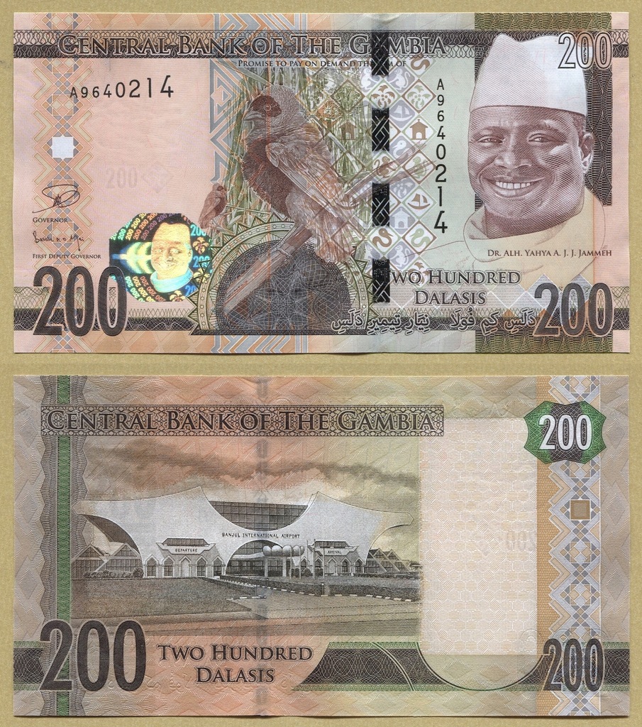 -- GAMBIA 200 DALASIS nd/ 2015 A P36a UNC