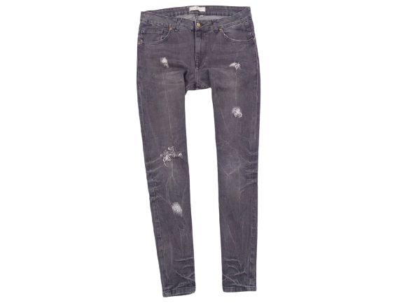 W34 ZARA MĘSKIE JEANSY SKINNY GREY N29-53