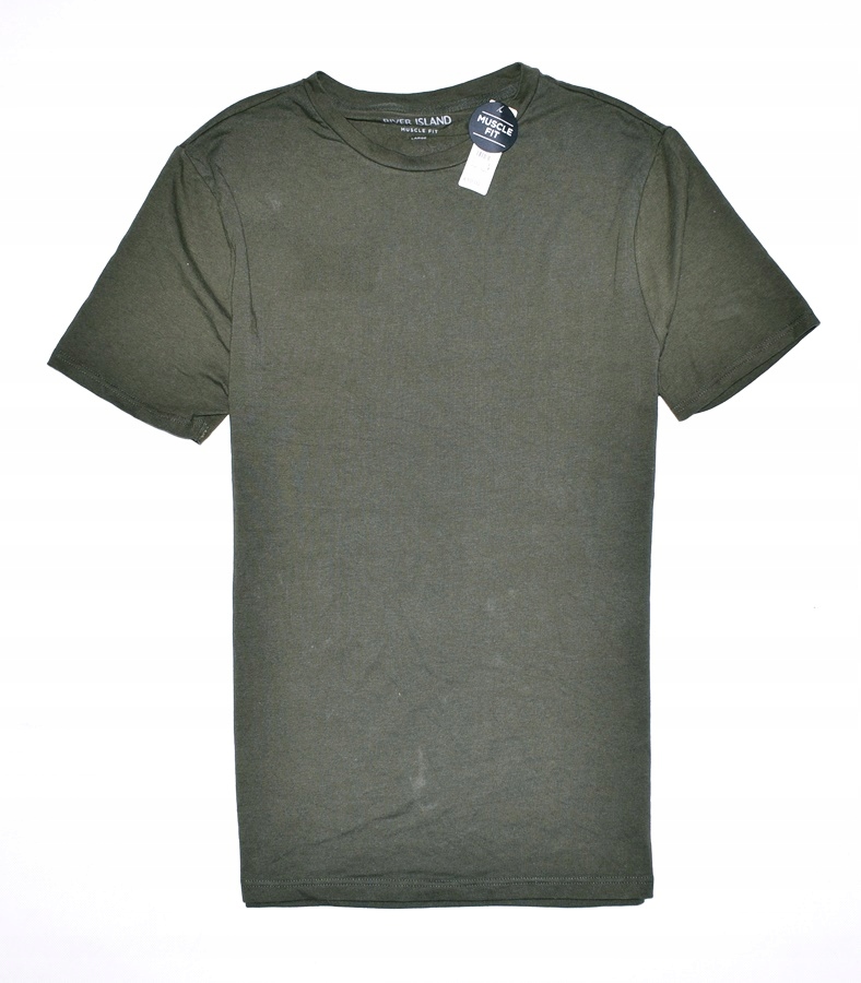 4440-24 ...RIVER ISLAND... m#b T-SHIRT KHAKI r.L