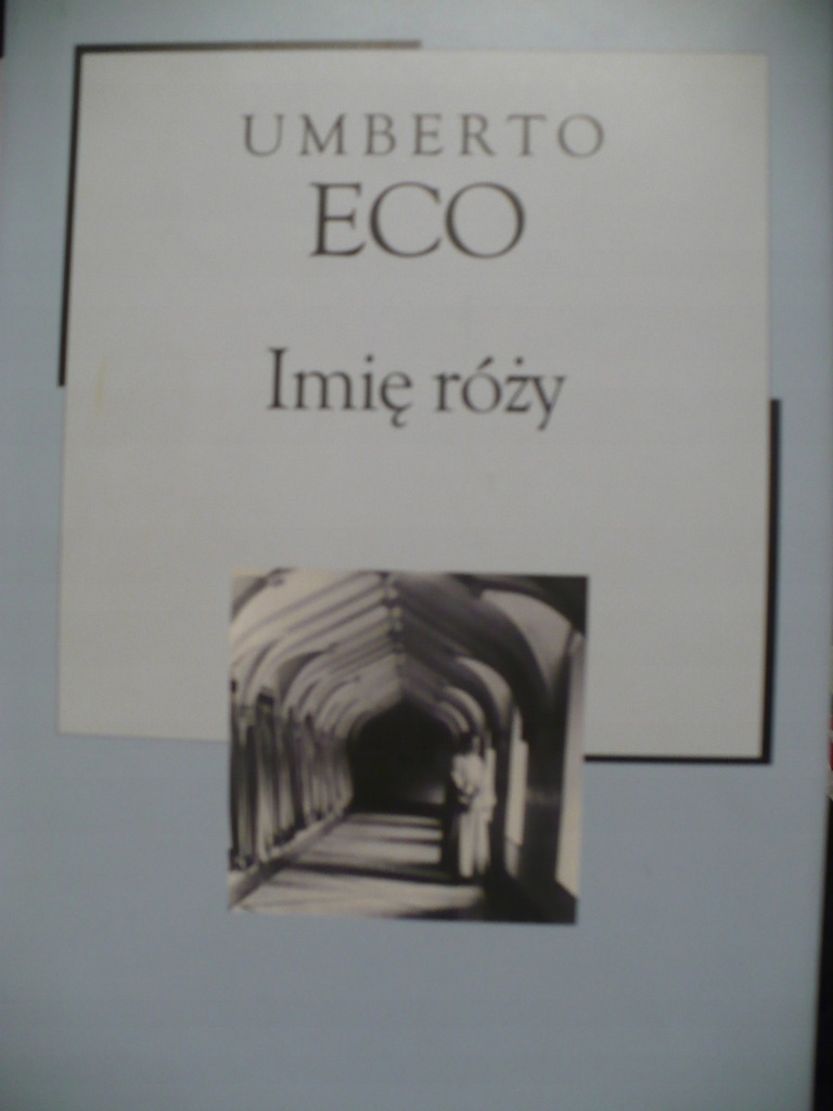 IMIĘ RÓŻY Umberto Eco