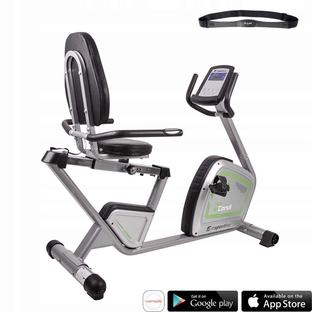 Rower treningowy poziomy inSPORTline inCondi R60i