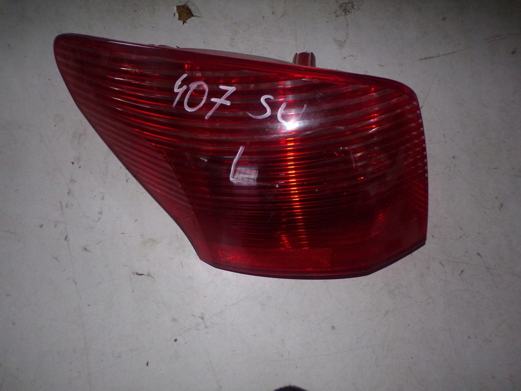 LAMPA LEWY TYŁ PEUGEOT 407 SW - 13980223018 - oficjalne archiwum Allegro