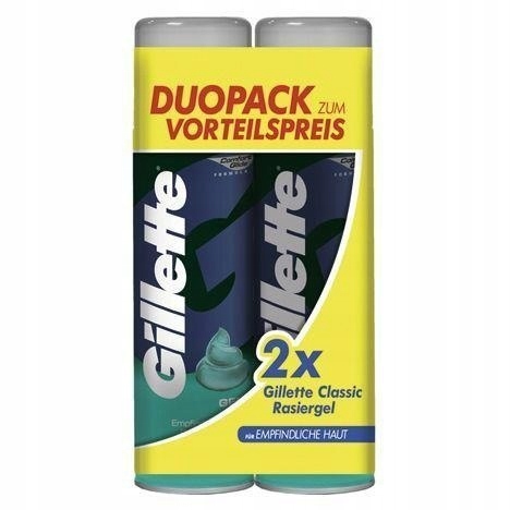 ŻEL DO GOLENIA GILLETTE BASIS DUOPACK 2X200 ML