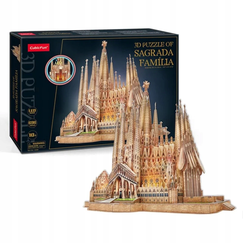 Puzzle 3D - Sagrada Familia led