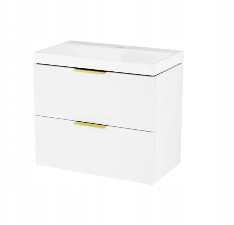 EXCELLENT BLANKO szafka szufl+umyw 65 biała/GL