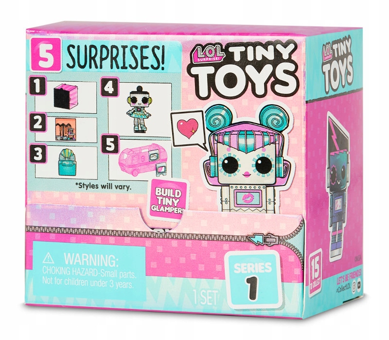 LOL Surprise Tiny Toys Mini Laleczka Robot MGA