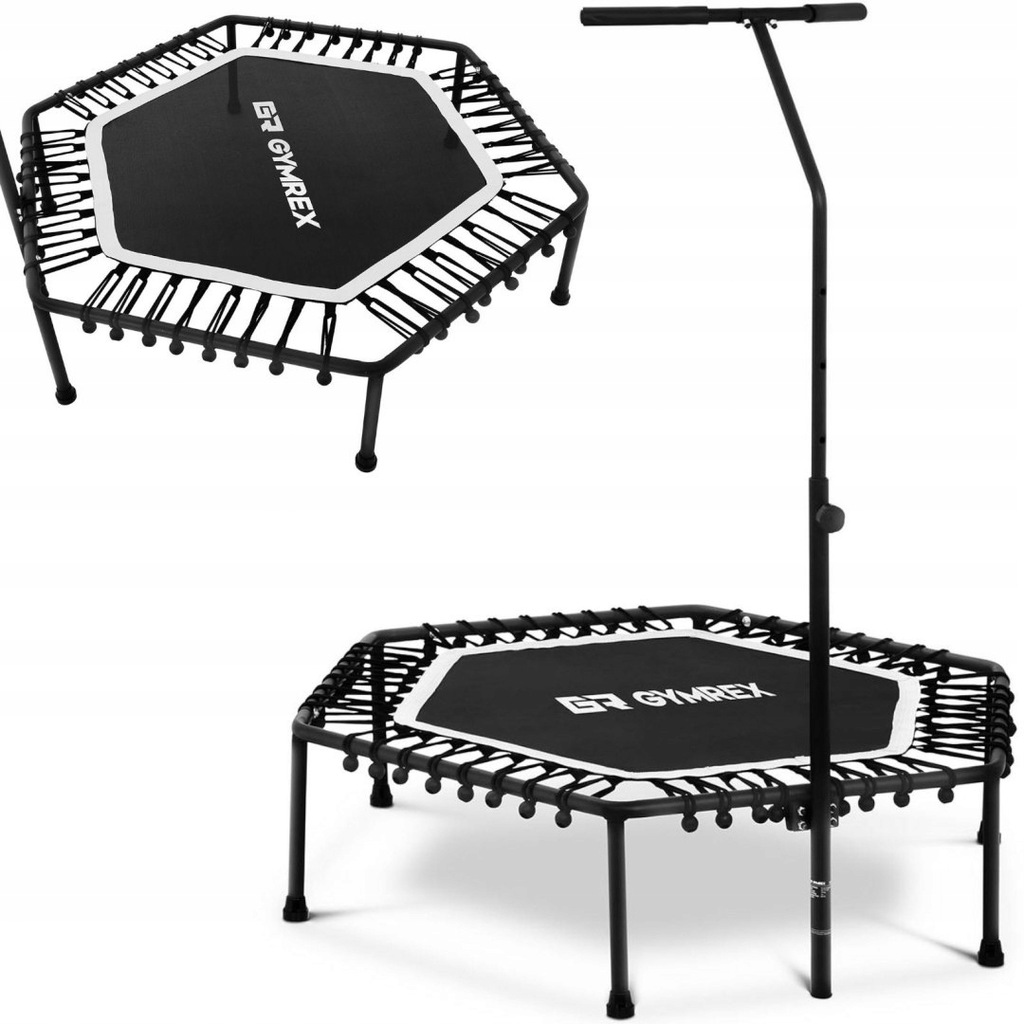 TRAMPOLINA FITNESS DO ĆWICZEŃ REGULOWANY UCHWYT