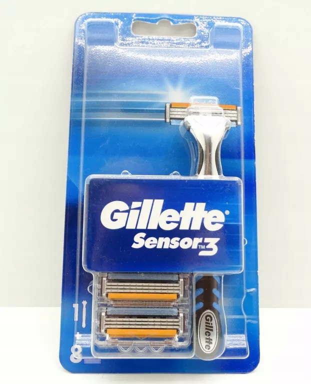 MASZYNKA GILLETTE SENSOR 3 RĄCZKA +8 WKŁADÓW - 12702368071 - oficjalne ...