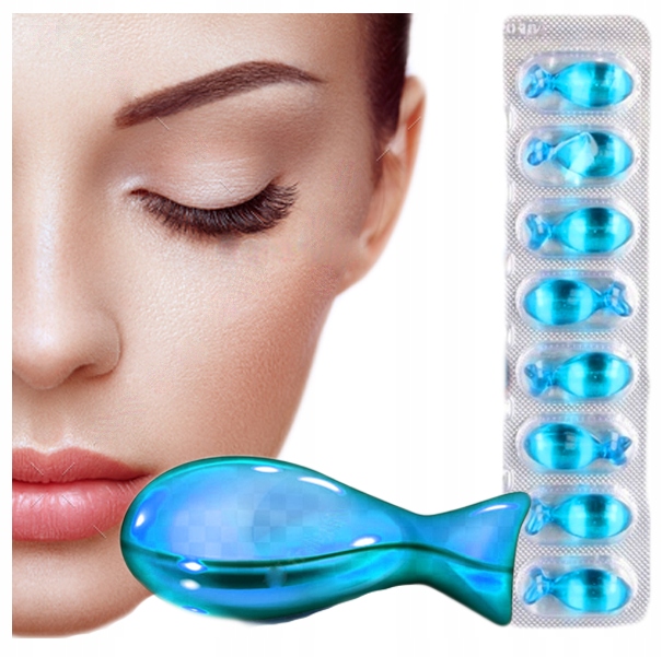 Serum na porost rzęs Rossmann - KAPSUŁKI 8 sztuk