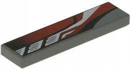 LEGO TILE 1x4 NADRUK 2431px18 z 8381