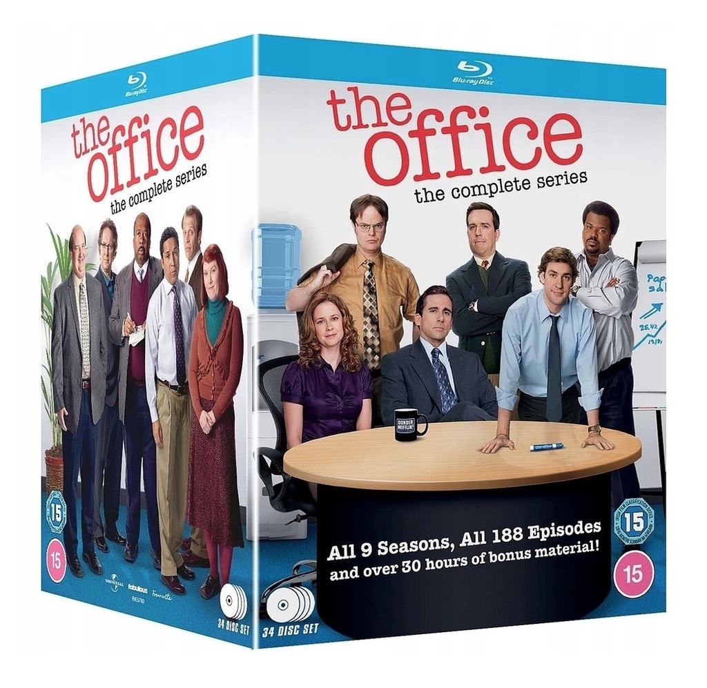 . Biuro / The Office | sezony 1-9 | 34 x Blu-ray | kompletny serial, Carell