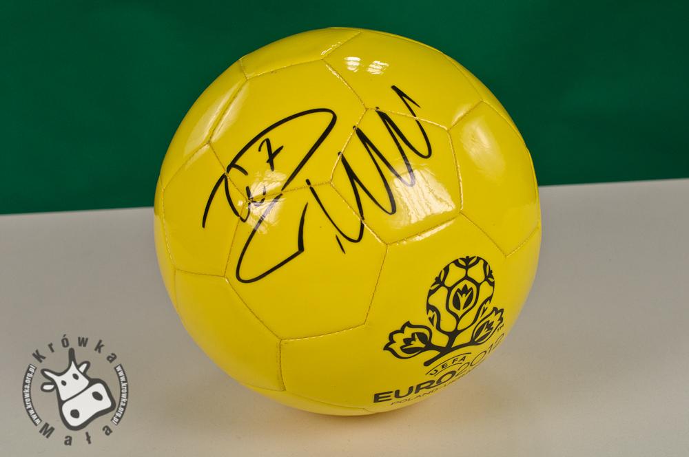 Piłka EURO 2012 z autografem Cristiano Ronaldo