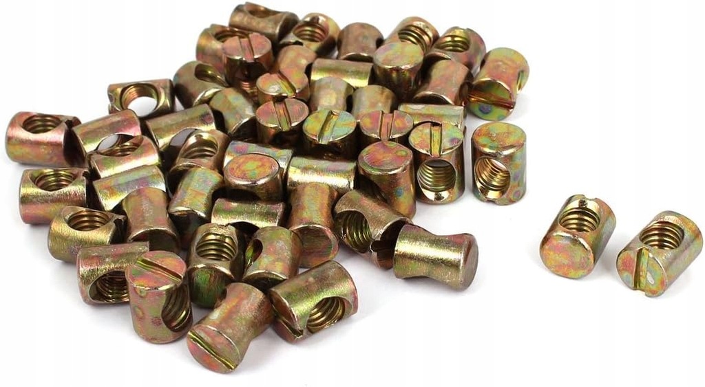 Śruby do łóżka Krzyżowy kołek szczelinowy 8x12mmx15mm A11