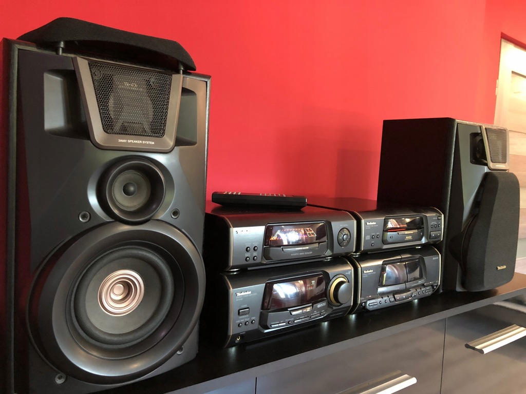 TECHNICS SA-EH50 WIEŻA DSP AUX 2X160W IDEAŁ ! ! !