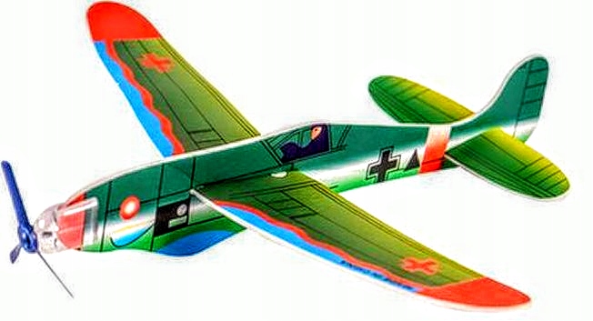 SAMOLOT STYROPIANOWY SZYBOWIEC PIANKOWY WULF A-4