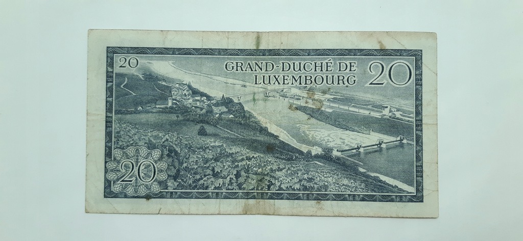 Купить Банкнота номиналом 20 франков Люксембурга 1966 года.: отзывы, фото, характеристики в интерне-магазине Aredi.ru