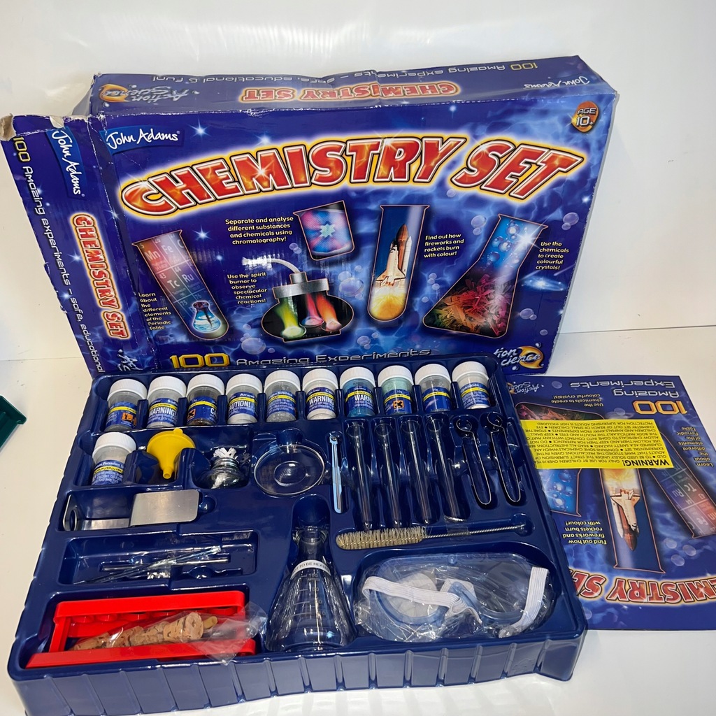 Zestaw chemika CHEMISTRY SET nowe el John Adams 12620436052