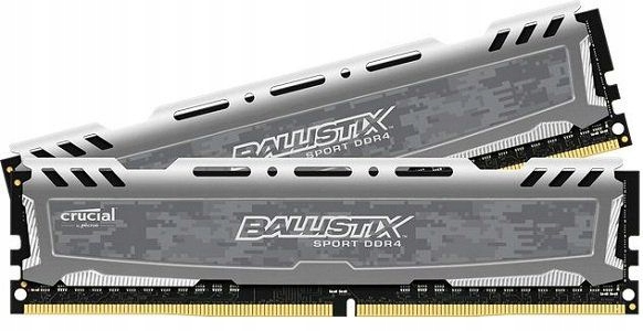 Pamięć Ballistix Sport LT, DDR4, 2x4GB, 2666MHz