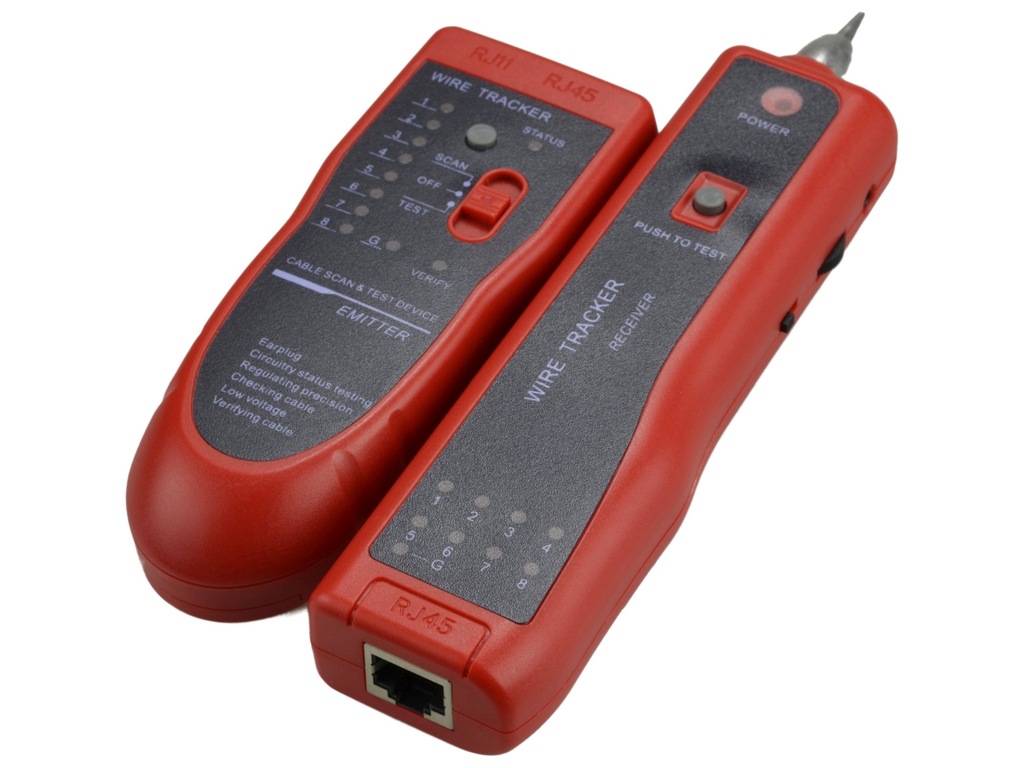 Szukacz par wire tracker + tester kabli RJ45 NEKU