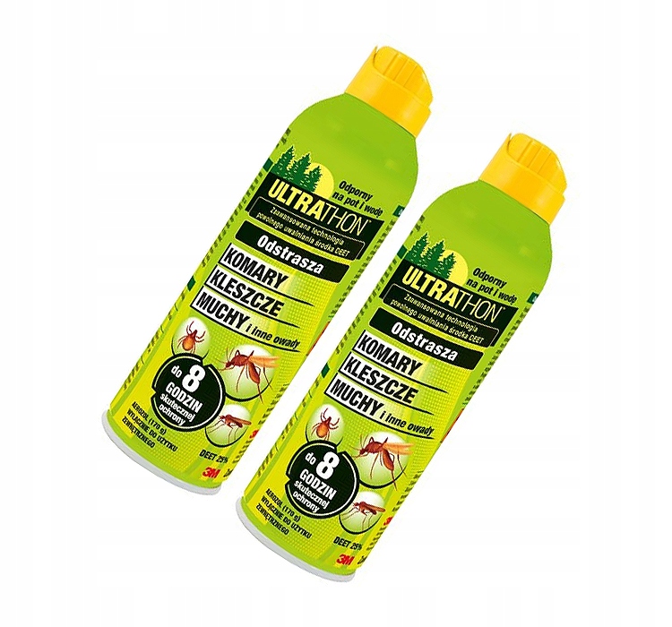 2x 3M ULTRATHON DEET 25 SPRAY NA KOMARY KLESZCZE 8222935223