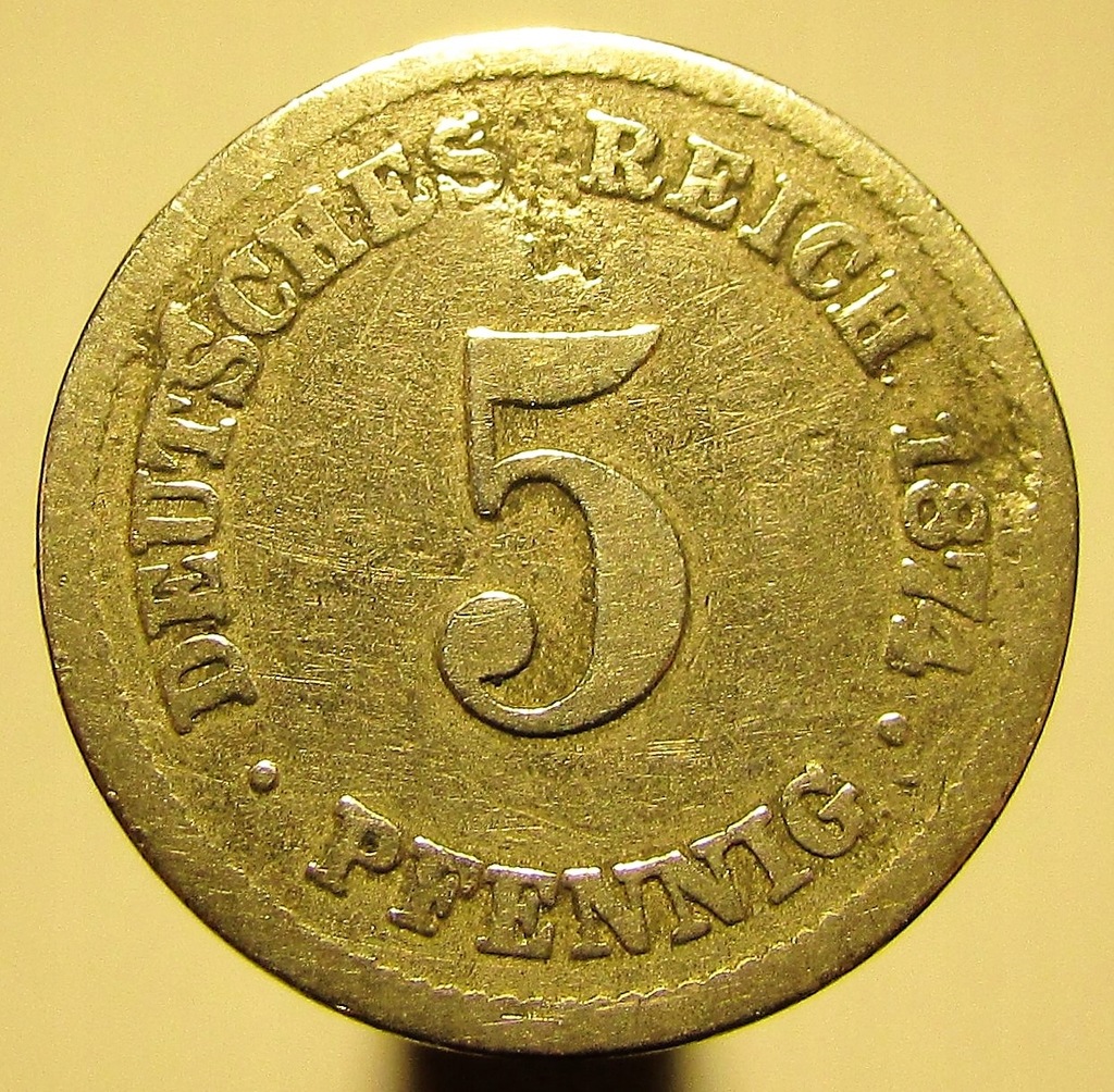 5 PFENNIG 1874 C