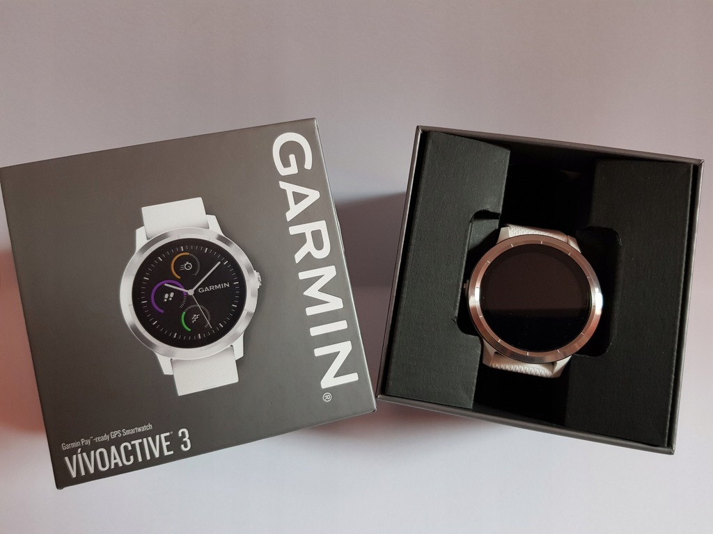 Zegarek Garmin Vivoactive 3 Biały z Gwarancją