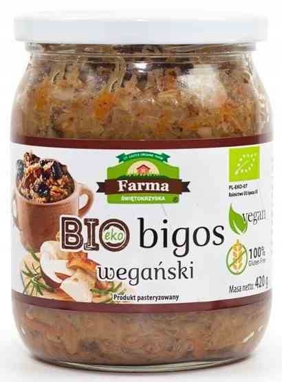 BIGOS WEGAŃSKI BEZGLUTENOWY BIO 420 g - FARMA ŚWIĘ