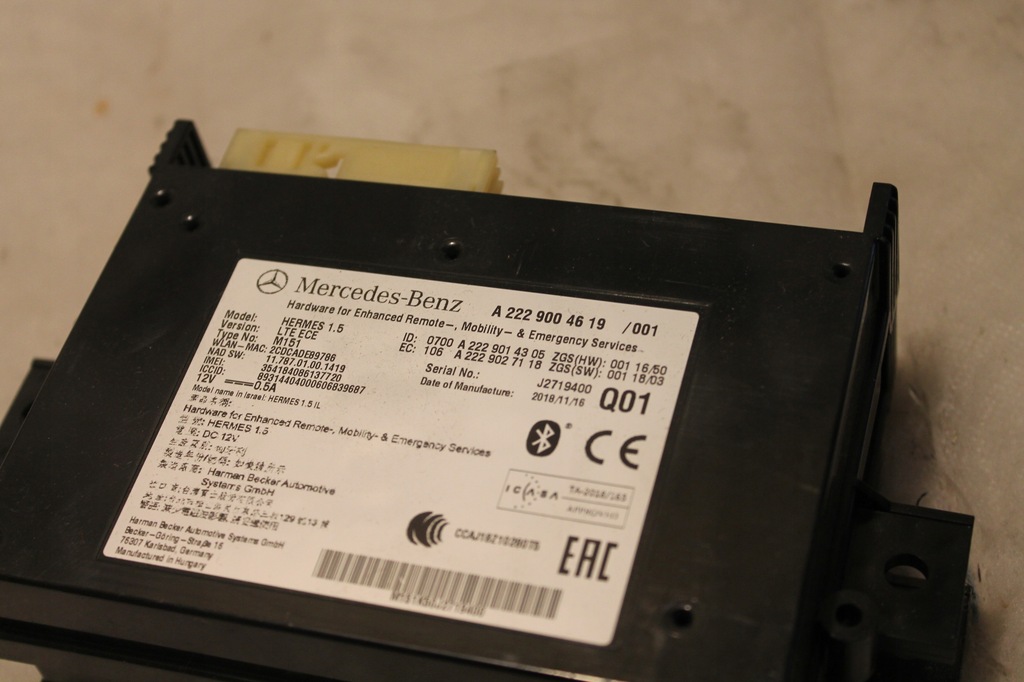 MODUL TELEMATIC MERCEDES W114 W213 HERMES W205