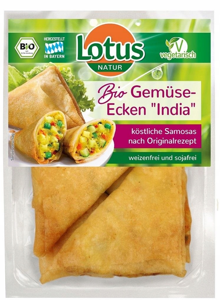 INDYJSKIE PIEROŻKI SAMOSA Z WARZYWAMI BIO 250 g -