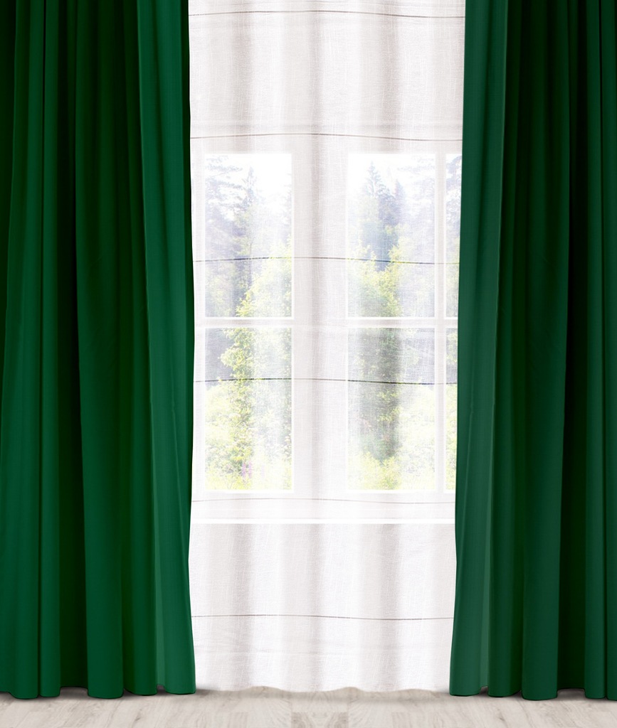 Firana etamina cięta z metra 210 x 300 biała pasy