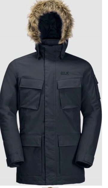 JACK WOLFSKIN KURTKA MĘSKA ZIMOWA GRANAT R.L