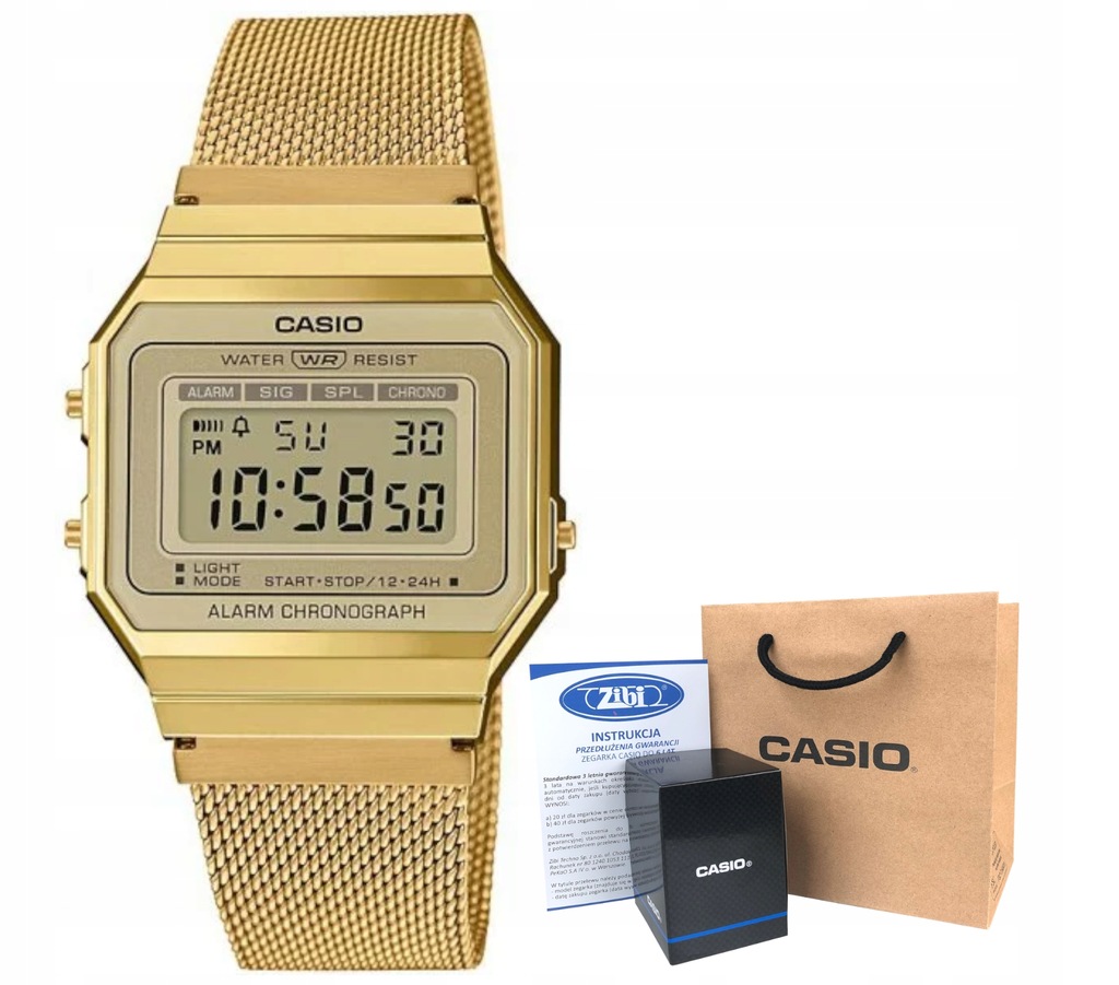 Zegarek Casio A700WEMG -9AEF hologram