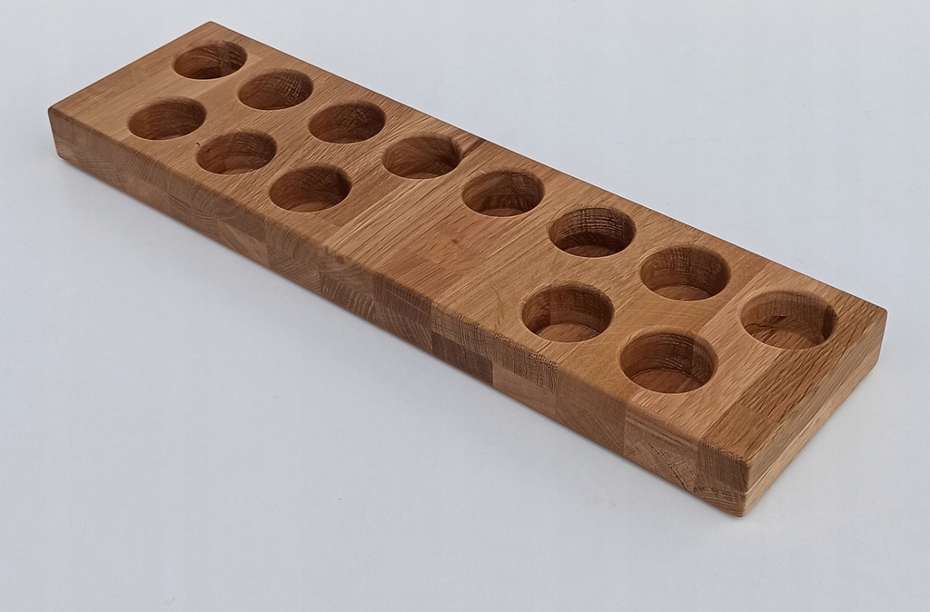 Bum Bum rurki - Stojak dębowy na 13 rurek