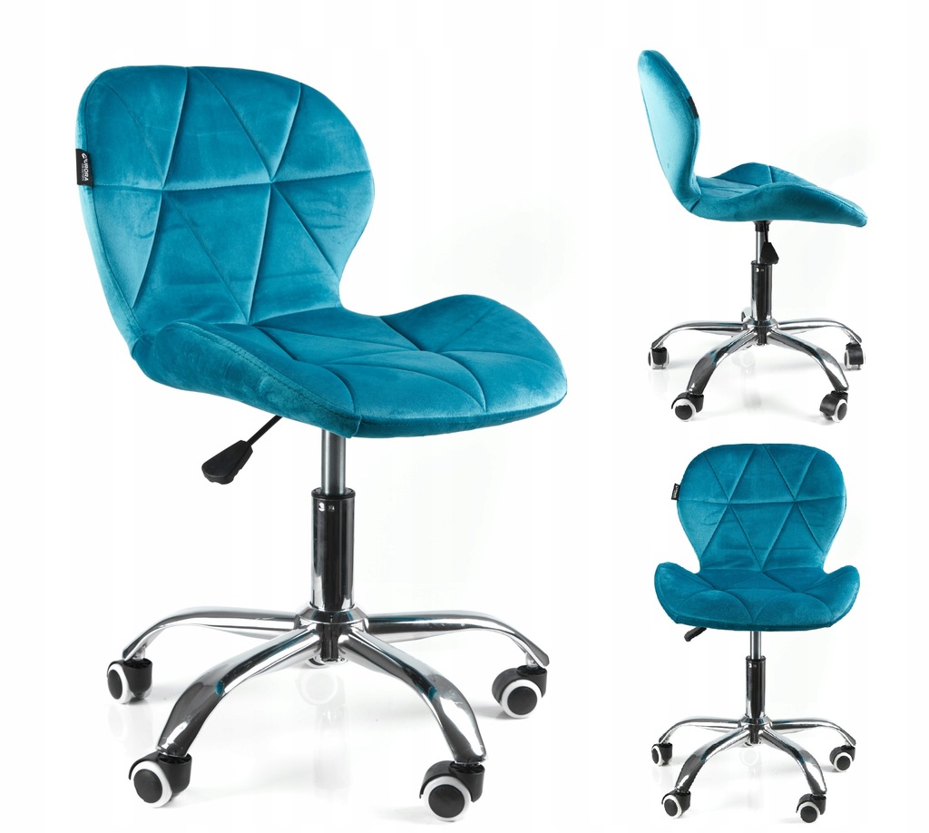 Купить Бархатное вращающееся офисное кресло на колесиках: отзывы, фото, характеристики в интерне-магазине Aredi.ru