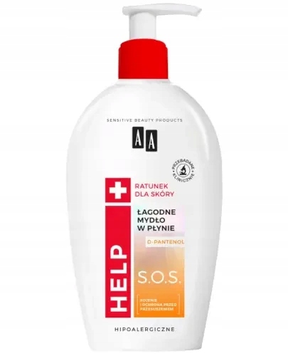 AA Help Łagodne mydło w płynie S.O.S 300 ml