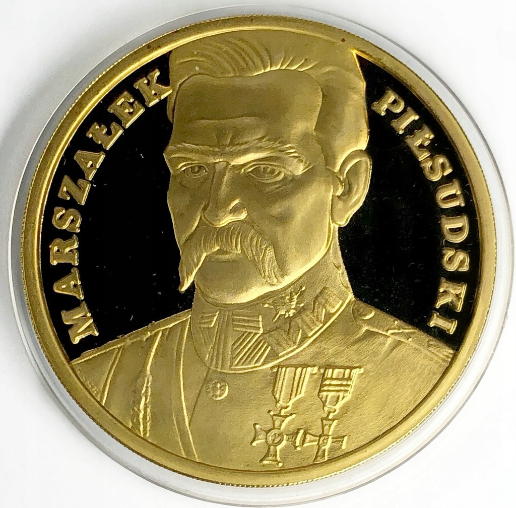 1000000 ZŁ 1990 ROK JÓZEF PIŁSUDSKI 12 oz Au