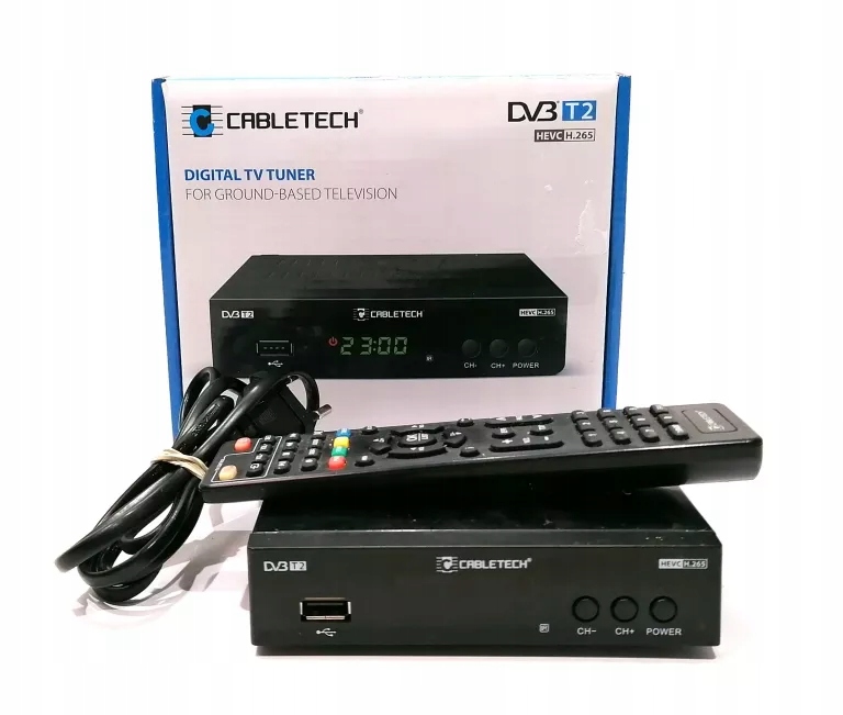 DEKODER DVB-T CABLETECH URZ0338 PUDEŁKO PILOT