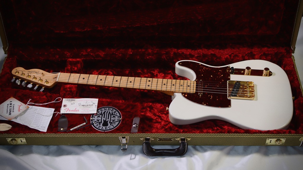 Fender Limited Edition Select Light Ash Telecaster White Blond, USA, 2013 r