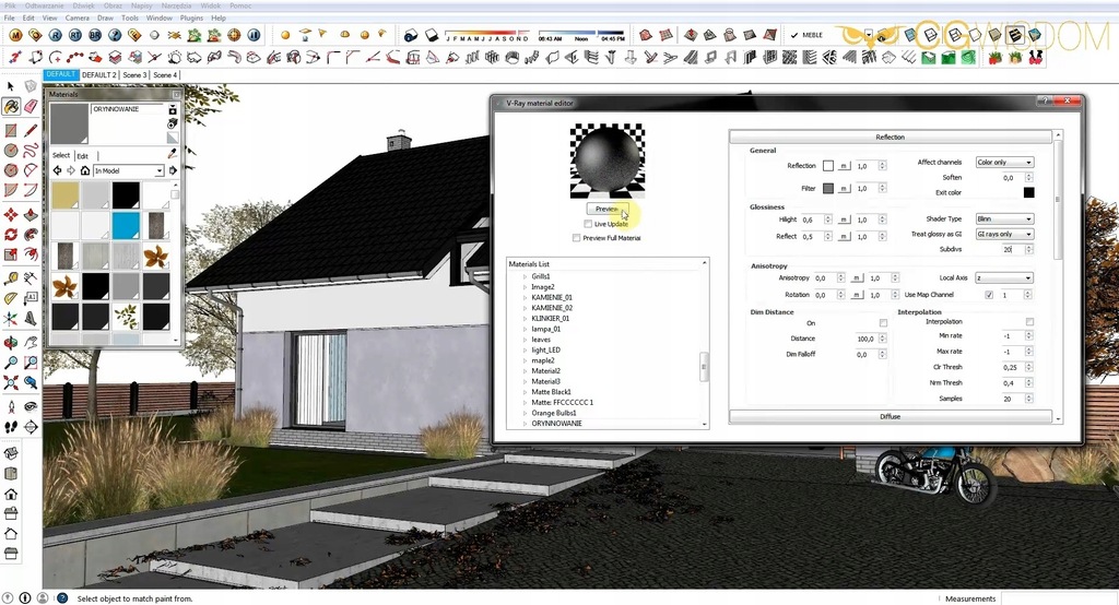 Купить КУРС - 3D ВИЗУАЛИЗАЦИЯ ДОМА - VRAY - SKETCHUP: отзывы, фото, характеристики в интерне-магазине Aredi.ru