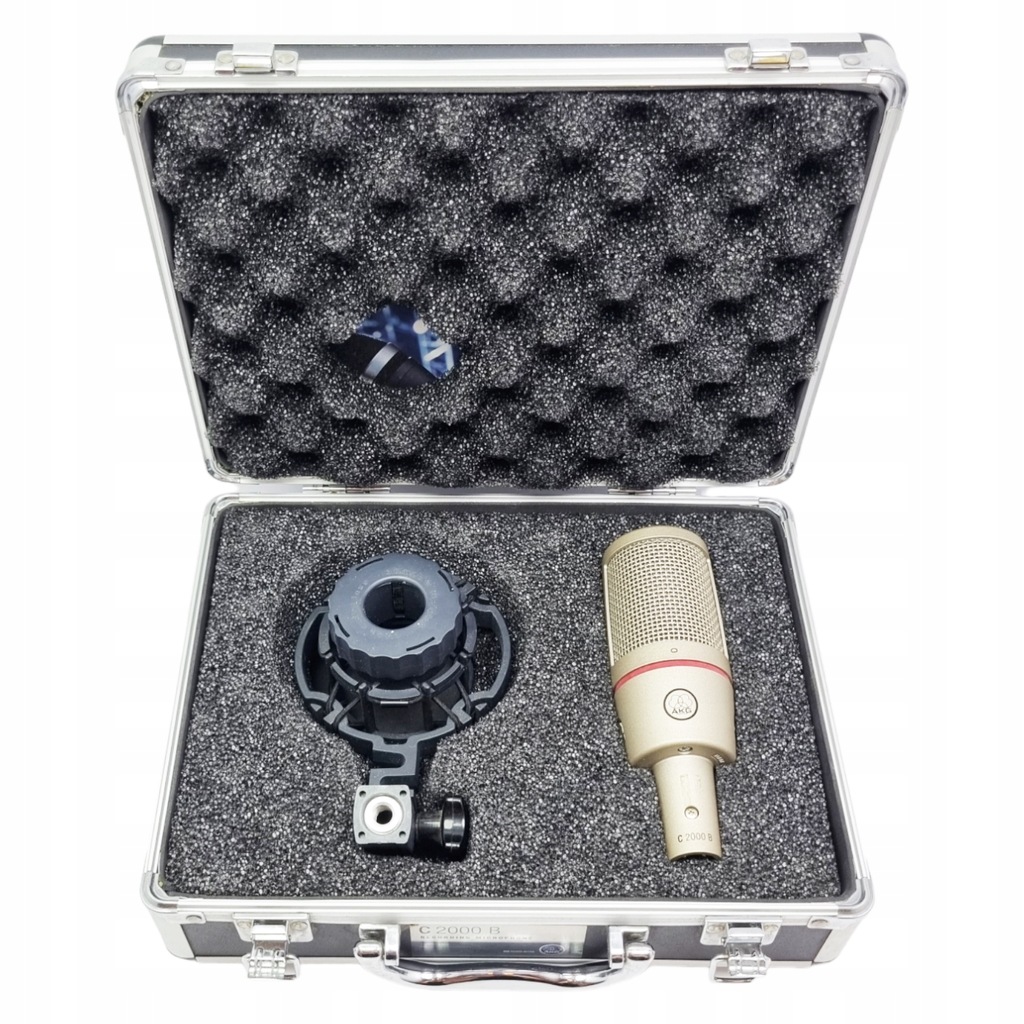 Mikrofon pojemnościowy z koszem AKG C 2000 B + Walizka